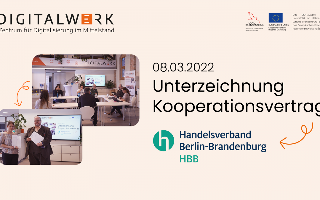 Kooperationsunterzeichnung mit dem Handelsverband Berlin-Brandenburg e.V.